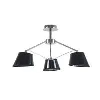 Lustra Ebony Crom+Negru 3xE27 60W