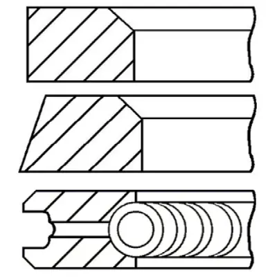 Set segmenti piston GOETZE ENGINE 08-117900-00
