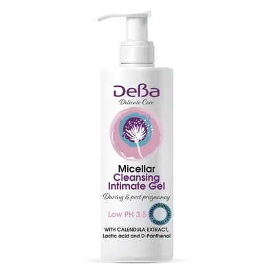 Gel intim micelar pentru perioada sarcinii si postanatala DEBA Delicate Care, Rubella | 200 ml