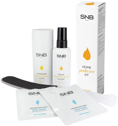 SNB Professional Set pentru pedichiură la domiciliu, 4 piese
