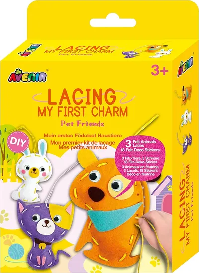 Set creativ Avenir - Coase-ți singur talismane , Animale