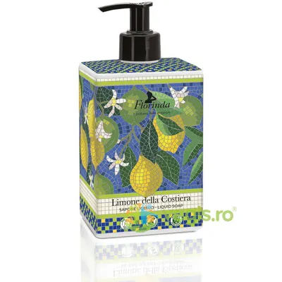 Sapun Lichid cu Parfum de Lamaie si Flori de Citrice Florinda 500ml