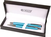 Set stilou și pix Cresco Winner Pastel - Albastru