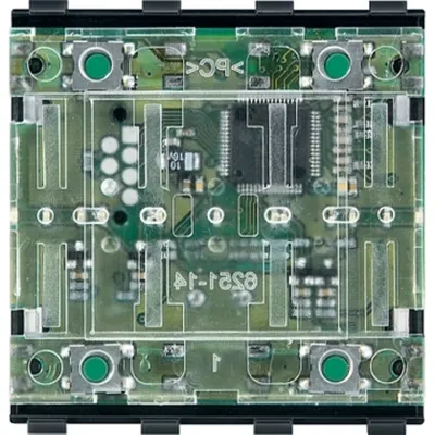 Modul de buton KNX, 2 grupuri, Sistem M