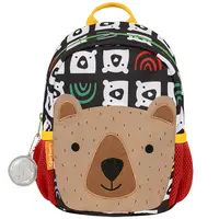 Ghiozdan neechipat mini dear friends, 26x20x15 cm, Big bear, Tiger Family