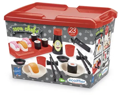 Set de joacă Ecoiffier - Cutie de sushi