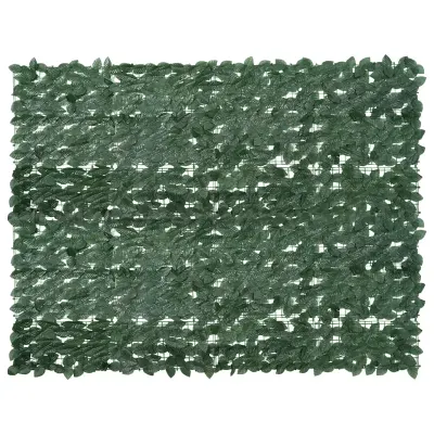 vidaXL Paravan de balcon, frunze verde închis, 200x150 cm