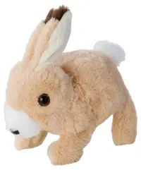 Jucărie de pluș interactivă Simba Toys - PetZoo, iepurașul BunBun, 20 cm