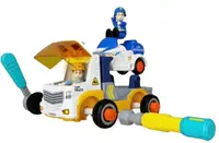 Sonne - jucărie de asamblat Nadine, camion cu remorcă și motocicletă cu sunete