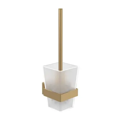 Perie wc cu suport de perete Villeroy Boch Elements Striking auriu periat