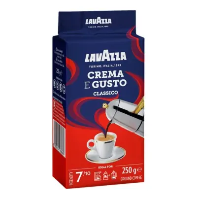 Lavazza Crema e Gusto, cafea măcinată, 250g Engros