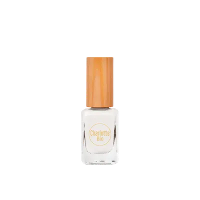 Lac vegan de unghii Blanc, 10ml, Charlotte Bio