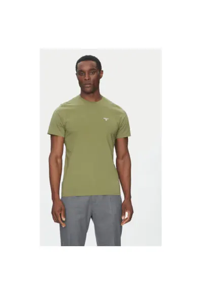 Tricou barbati MTS0331OL39 - Bumbac - Verde - Verde