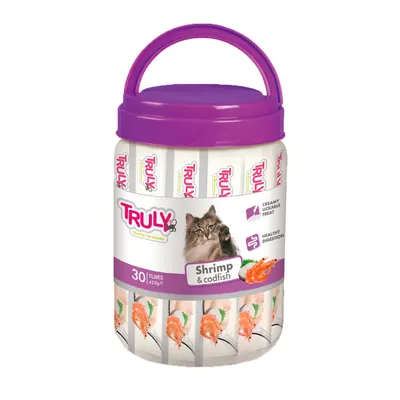 Wanpy Truly cat creamy lickable creveti&cod 30*14gr