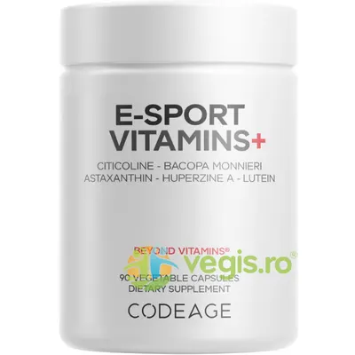 E-Sport Vitamins+ Formula pentru Energie si Acuitate Mentala in Gaming 90cps