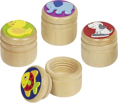 Cutie pentru dinti de lapte Goki - Elefant, ratusca, peste, catelus (sortiment)