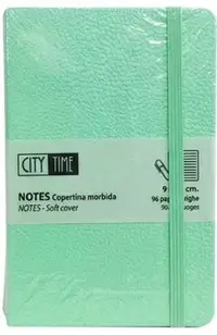 Mini agenda verde pastel nedatata