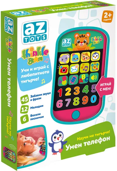 Jucărie educativă Thinkle Stars -Telefon inteligent Învață-mă Tigru!