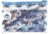 Set de rechizite școlare Cerda Stitch - În penar transparent