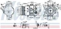 Compresor climatizare aer conditionat potrivit LEXUS GS, IS II, LS 4.6 5.0 04.06-