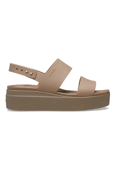 Sandale wedge Brooklyn - Maro deschis