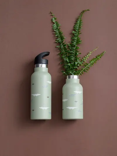 Sticla termos pentru copii 500 ml New Nordic model Crocodile