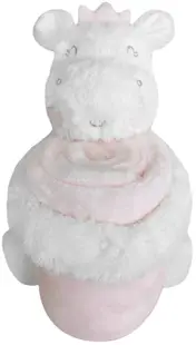 Set jucărie cu pătură KikkaBoo - Hippo Dreams