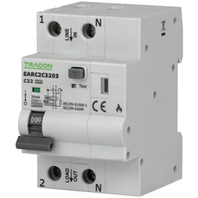 Disp. detectie arc electric cudisjunctor si prot. diferent. B6A, 30 mA, 6kA, A