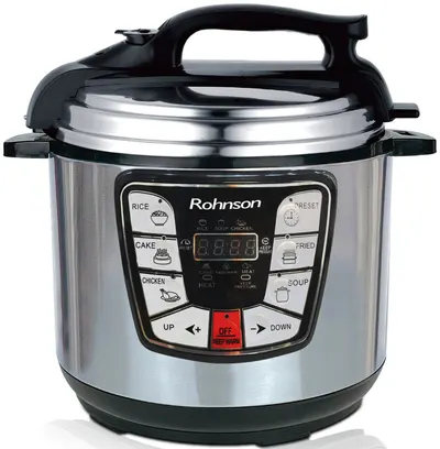 Oală sub presiuneRohnson - R-2865, 1000W, 5 programe, argint