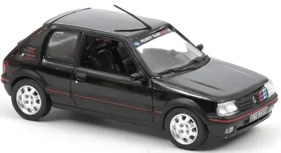 Model de colecție NOREV Modern: Мașini - Peugeot 205 GTi 1.9 (1992) (Black with PTS deco)