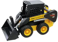 Jucărie Adriatic - Mini buldoexcavator pe roți, 21 cm