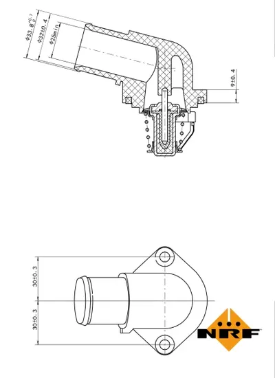 Termostat Sistem Racire (89 C, in Carcasa) Potrivit Citroen Berlingo, Berlingo Minivan, C2, C3 I, C3 Pluriel, Jumper, Nemo, Nemo Minivan, Saxo; Fiat Ducato; Peugeot 1007, 106 Ii 1.1-2.8d 04.93