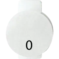 Lentila iluminata cu symbol - ZERO - SYMBOL 0 - SYSTEM WHITE