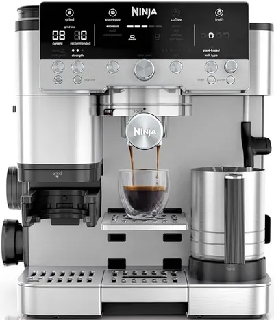 Aparat de cafea Ninja - Luxe Premier ES601EU 3 в 1, 11 bar, 2 l, argintiu