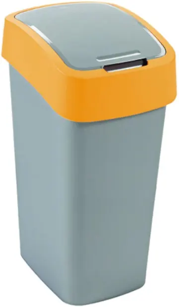 Coș de gunoi Curver - Flip, 45 l, portocaliu