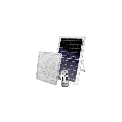 Proiector solar LED, control telecomanda, autonomie 14h, 5000K, 4500lm, 200W, panou solar 6V 25W