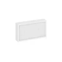 Decorative frame URA ONE - pentru surface mounting - alb