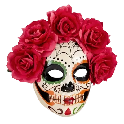 Masca dia de los muertos roz