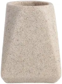 Suport pentru periuță de dinți Inter Ceramic - Isla, 7.9 x 9.8 cm, bej