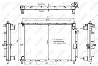 Radiator AC condensator cu uscator potrivit NISSAN MICRA III 1.5D 01.03-06.10