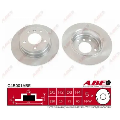 Disc frana ABE C4B001ABE