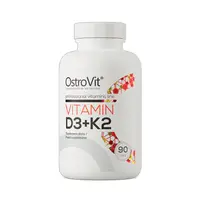Vitamina D3 + K2 2000UI, 90 tablete, OstroVit