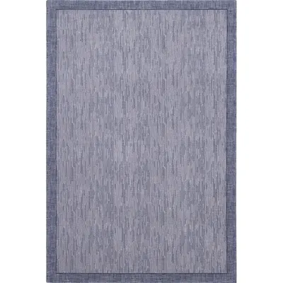Covor albastru închis din lână 200x300 cm Linea – Agnella