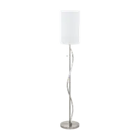 Lampa pardoseala ESPARTAL satin nickel, aluminium 220-240V,50/60Hz
