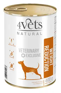 Dieta veteerinara Weight Reduction pentru caini 4VetS, 400g
