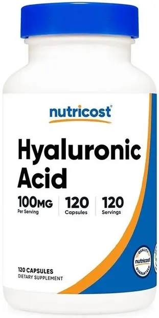 Hyaluronic Acid, 100 mg, 120 capsule, Nutricost