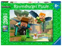 Puzzle Ravensburger din 200 XXL piese - Aventuri Minecraft