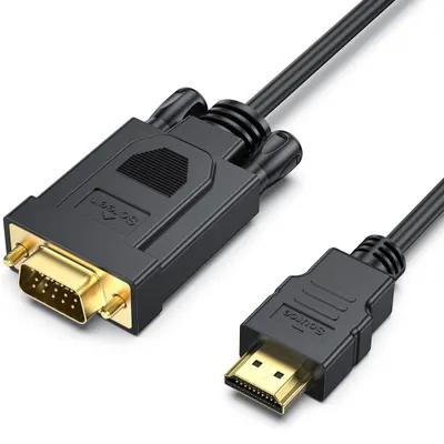 Cablu Video Benfei, HDMI - VGA, 1080P, 1.8m, Negru