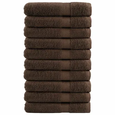 Gossi prosoape premium solund 10 buc maro 100x200cm 600gsm