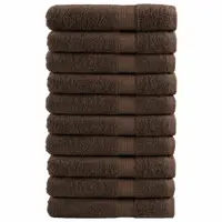 Gossi prosoape premium solund 10 buc maro 100x200cm 600gsm